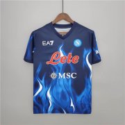 22-23 Napoli Home Blue Soccer Jersey Football Shirt (Player Version)