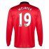 13-14 Manchester United #19 Welbeck Home Long Sleeve Jersey Shirt