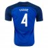 France Home 2016 VARANE #4 Soccer Jersey