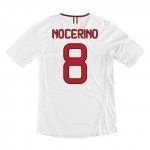 13-14 AC Milan #8 Nocerino Away White Soccer Shirt