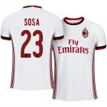 AC Milan Away 2017/18 José Sosa #23 Soccer Jersey Shirt