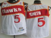 Atlanta Hawks Josh Smith #5 White Swingman Hardwood Classics Jersey