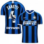 19-20 Inter Milan Home #4 Zanetti Shirt Soccer Jersey ( Gallery Style printing )