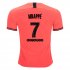 2019-20 PSG Kylian Mbappe Orange Soccer Jersey Shirt