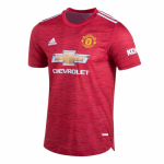 20-21 Manchester United Home Red Soccer Jersey Shirt (Player Version)