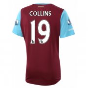 West Ham Home 2015-16 COLLINS #19 Soccer Jersey