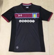Cheap Aston Villa Away 2017/18 Black Soccer Jersey Shirt