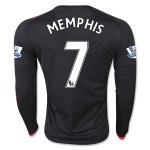 Manchester United LS Third 2015-16 MEMPHIS #7 Soccer Jersey