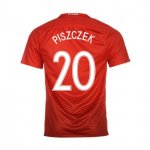 Poland Away 2016 Piszczek 20 Soccer Jersey Shirt