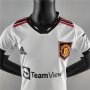 Kids Manchester United 22/23 Away White Soccer Kit (Shirt+Shorts)