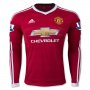 Manchester United LS Home 2015-16 VALENCIA #25 Soccer Jersey