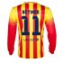 13-14 Barcelona #11 Neymar Away Long Sleeve Soccer Jersey Shirt