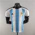 Argentina 2022 Home 3 Star Soccer Jersey Football Shirt (Player Version)