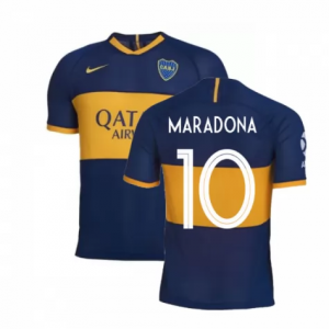 MARADONA #10 Boca Juniors Home 2019-20 Soccer Jersey Shirt