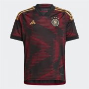 Germany 2022 World Cup Away Black Soccer Jersey Football Shirt