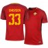 Roma Home 2017/18 Emerson Palmieri #33 Soccer Jersey Shirt