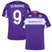 Fiorentina 21-22 Home Purple Soccer Jersey #9 VLAHOVIĆ Football Shirt