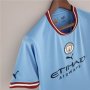 Manchester City 22/23 Home Blue Soccer Jersey Football Shirt