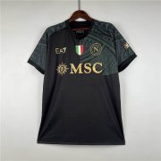 Napoli 23/24 Football Shirt Third Black Soccer Shirt