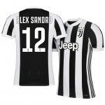 Juventus Home 2017/18 Alex Sandro #12 Soccer Jersey Shirt