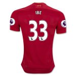 Liverpool Home 2016-17 IBE 33 Soccer Jersey Shirt