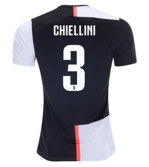 2019-20 JUVENTUS HOME GIORGIO CHIELLINI #3 SOCCER JERSEY SHIRT