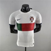 Portugal 2022 World Cup Away White Soccer Jersey (Authentic Version)