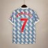 Manchester United 21-22 Kit Away Light Blue Ronaldo #7 Soccer Jersey Football Shirt