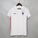 20-21 FRANCE EURO 2020 SOCCER JERSEY AWAY WHITE FOOTBALL SHIRT