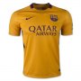 Barcelona Away 2015-16 A. INIESTA 8 Soccer Jersey Yellow