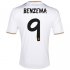13-14 Real Madrid #9 Benzema Home Jersey Shirt