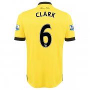 Aston Villa Away 2015-16 CLARK #6 Soccer Jersey