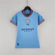Manchester City 22/23 Home Blue Women's Soccer Jersey Football Shirt