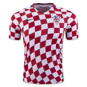 Croatia Home 2016 Euro Soccer Jersey