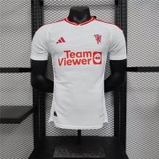 Manchester United 23/24 Third Kit White Soccer Jersey (Authentic Version)