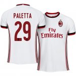 AC Milan Away 2017/18 Gabriel Paletta #29 Soccer Jersey Shirt