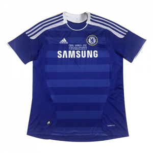 2011-12 CHELSEA RETRO HOME BLUE UCL FINAL FOOTBALL JERSEY SHIRT