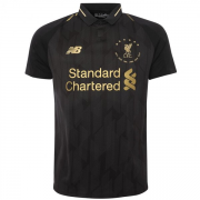 Liverpool Black 6 Times Collection Soccer Jersey Shirt