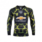 18-19 Manchester United EA Sports Green Long Sleeve Jerseys Shirt