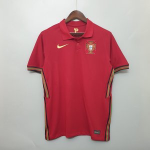 20-21 Portugal Euro 2020 Home Red Soccer Jersey Football Shirt