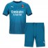 Kids AC Milan 20-21 Third Blue Soccer Suits (Shirt+Shorts)
