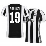 Juventus Home 2017/18 Leonardo Bonucci #19 Soccer Jersey Shirt
