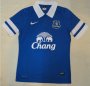 13-14 Everton Home Blue Soccer Jersey Shirt