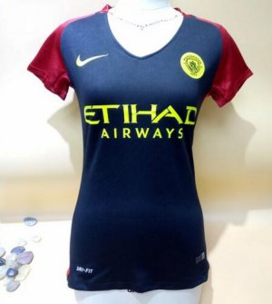Women\'s Manchester City Away 2016/17 Soccer Jersey Shirt