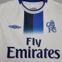 03-05 CHELSEA RETRO AWAY WHITE SOCCER SHIRT JERSEY