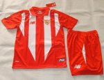 Kids Sevilla 2015-16 Away Soccer Kit(Shirt+Shorts)