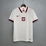 20-21 Poland Euro 2020 Soccer Shirt Home White Football Shirt Jersey