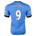Tottenham Hotspur Away 2015-16 SOLDADO #9 Soccer Jersey