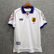 Japan 1998 Away White Retro Soccer Jersey Football Shirt