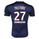 Paris Saint-Germain 2015-16 Home PASTORE #27 Soccer Jersey PSG